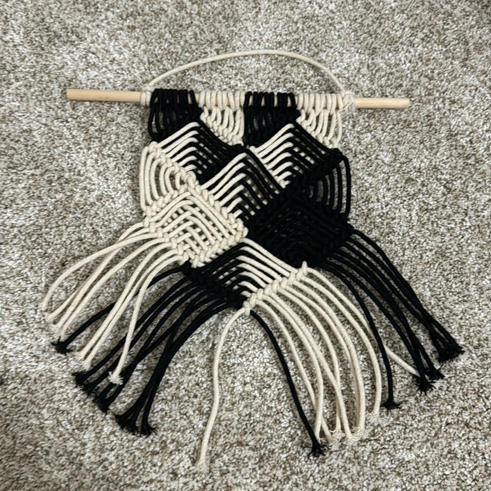 Small macrame wall hanging